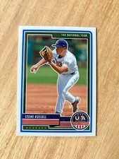 STONE RUSSELL 2023 PANINI USA BASEBALL STARS & STRIPES BASE CARD