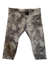 Nike Leggings Womens Plus 3X The One Icon Clash Training Grey Cloud Tie Dye