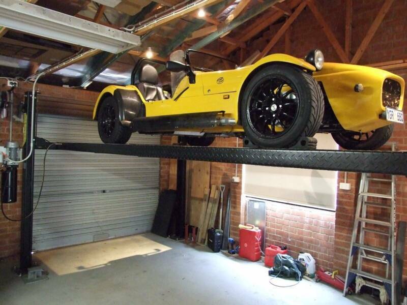 HAPP25 4T 4 Post Car Hoist 2m Lift ApprovedWHS can Freight Oz Wide