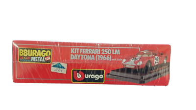 Ferrari 250 LM Daytona 1966 1:24 Diecast Metal Model Kit Bburago