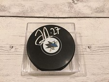 Joonas Donskoi Signed SJ San Jose Sharks Hockey Puck Autographed f