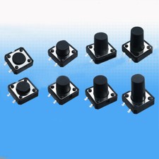 Tactile Button Switch SMD 12x12x4.3mm to 12x12x16mm Small Micro Momentary Push