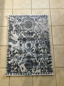 Opulence Rug Gray Throw Rug Inspire Me Home Decor 2 2 X 3 Throw