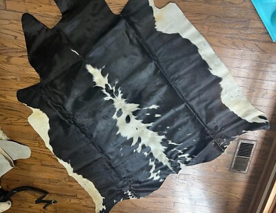 Amazing Cowhide Rug Large Cow Skin rug Cow Hide Rug 5 x 5 | eBay