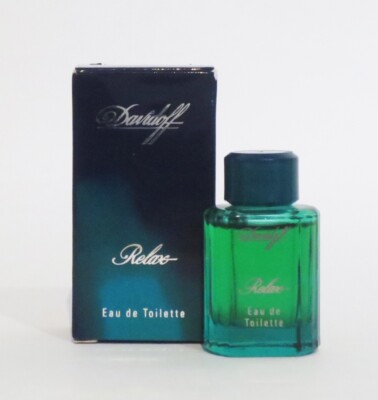 DAVIDOFF-RELAX PARFUM-MINIATUR EAU DE TOILETTE 5 ML-NEU-OVP-