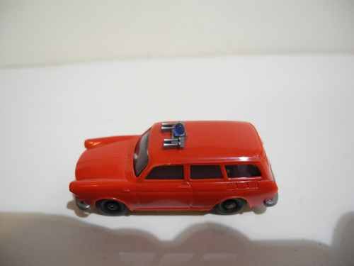WIKING VINTAGE 1:87 FIRE DEPT. SUPPORT CAR VW 1500 VARIANT WAGEN 1973-78 MINT - Picture 5 of 6