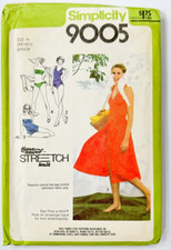 Simplicity 9005 Swimsuit, Bikini Wrap Skirt, Sizes 9 11 13, Uncut FF 1970's