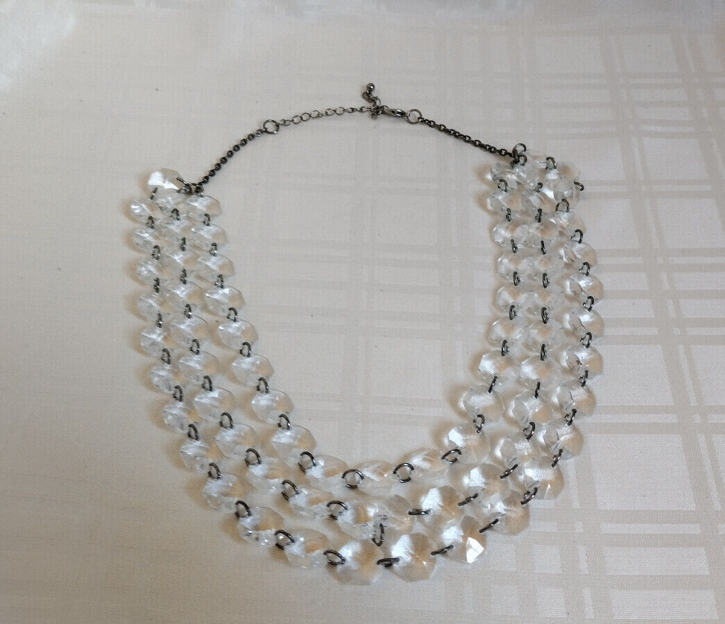 10" Inch Three/Multi Strand/Thread Octagonal Clea… - image 3