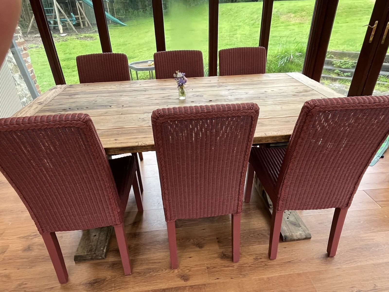 Neptune Montague Lloyd Loom Dining Chairs Set Of 6 eBay