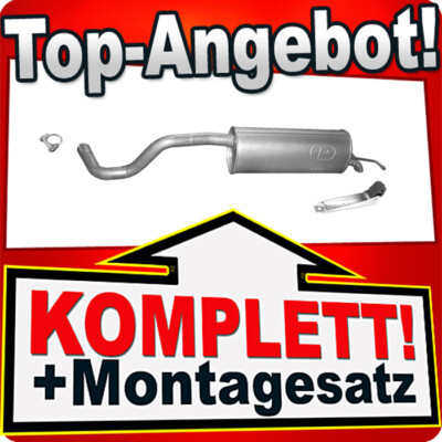 Endschalldämpfer für SKODA ROOMSTER 1.2 1.6 1.9TDI Auch Praktik / Scout Auspuff