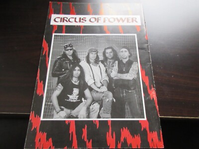 Dogs D'amour Circus of Power 1989 Japan Tour Book Concert Program