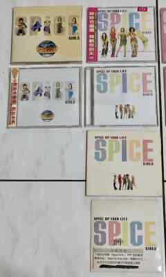 Spice Girls 1997~98 Spice World Taiwan OBI Box Promo CD x 13