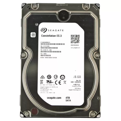 Disque Dur Interne 4 To Constellation ST4000NM0033 ES3 3,5" SATA III 7200 NAS