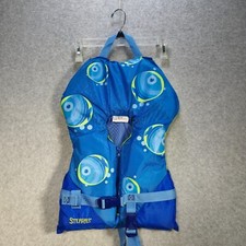 STEARNS Infant Life Vest Blue Classic Nylon Up to 30lbs Buoyant Floatation PFD