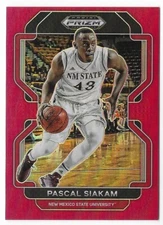 Pascal Siakam 2021-22 Panini Prizm Draft Picks Red #78 /299 Numbered Parallel SP