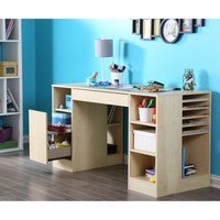South Shore Crea Craft Table - Natural Maple, Brown on sale South Shore Crea Craft Table - Natural Maple, Brown on sale