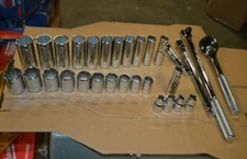 Proto SAE Socket Wrench Set, Chrome, Model J54126
