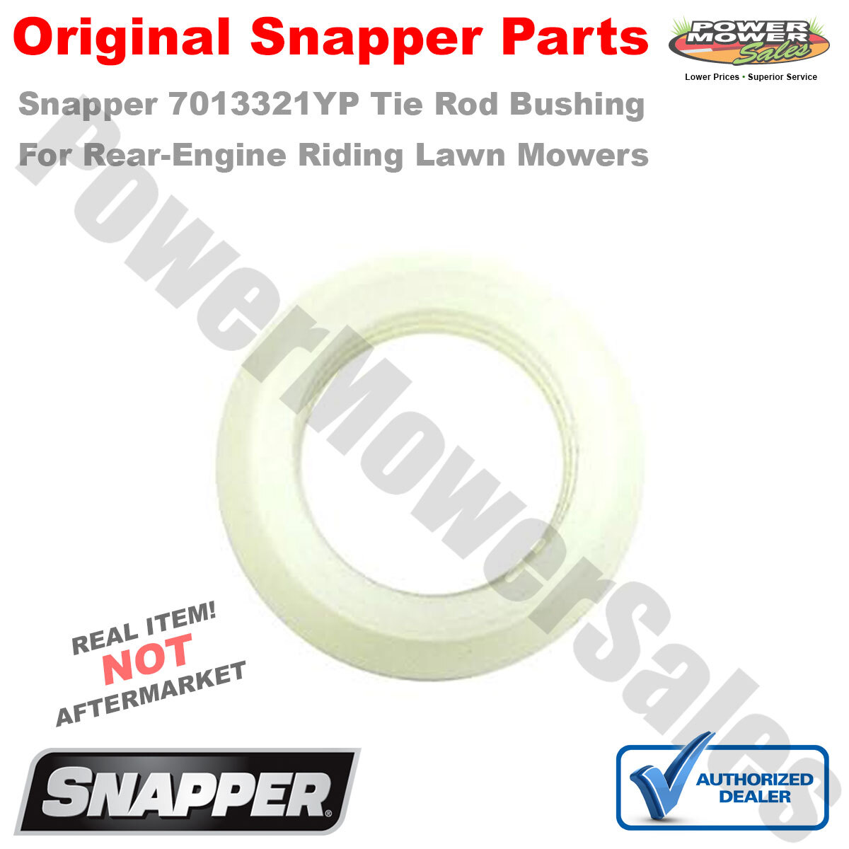 OEM Snapper Flanged Tie Rod Nylon Bushing For Snapper Lawn