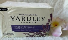 Yardley London ENGLISH LAVENDER 4 Naturally Moisturizing Bath Bars 4.25 oz EA