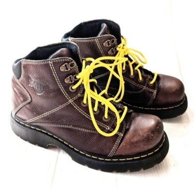 DOC MARTENS 8A07 Brown Leather Chunky Chonky Platform High  display picture 1