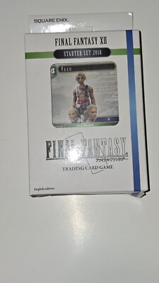 Highly Interactive Final Fantasy XII Trading Card Game Starter 2018/single New