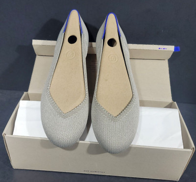 Rothy's The Flat Women's Flax Birdseye Shoes Women's Size US 8, 10, 10.5, 11, 12