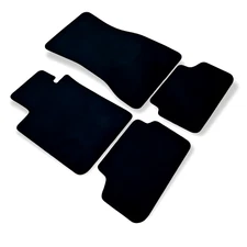 Car Floor Mats For BMW 5 M5 G30 Waterproof Black Velour Carpet Rugs Auto Liners