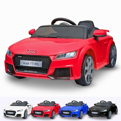AUDI TT RS Licensed KIds RIde On Car 12V Twin Motor Battery Remote Control  Cars UK