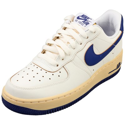 Nike Air Force 1 07 Womens Fashion Sneakers in Sail Blue