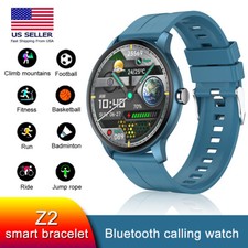Bluetooth Talking Smart Watch Heart Rate Blood Oxygen Fitness Tracker Waterproof