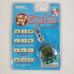 Giga Pets Blue MicroPup Dog Virtual Pet KFC 1997 Vintage Rare Sealed