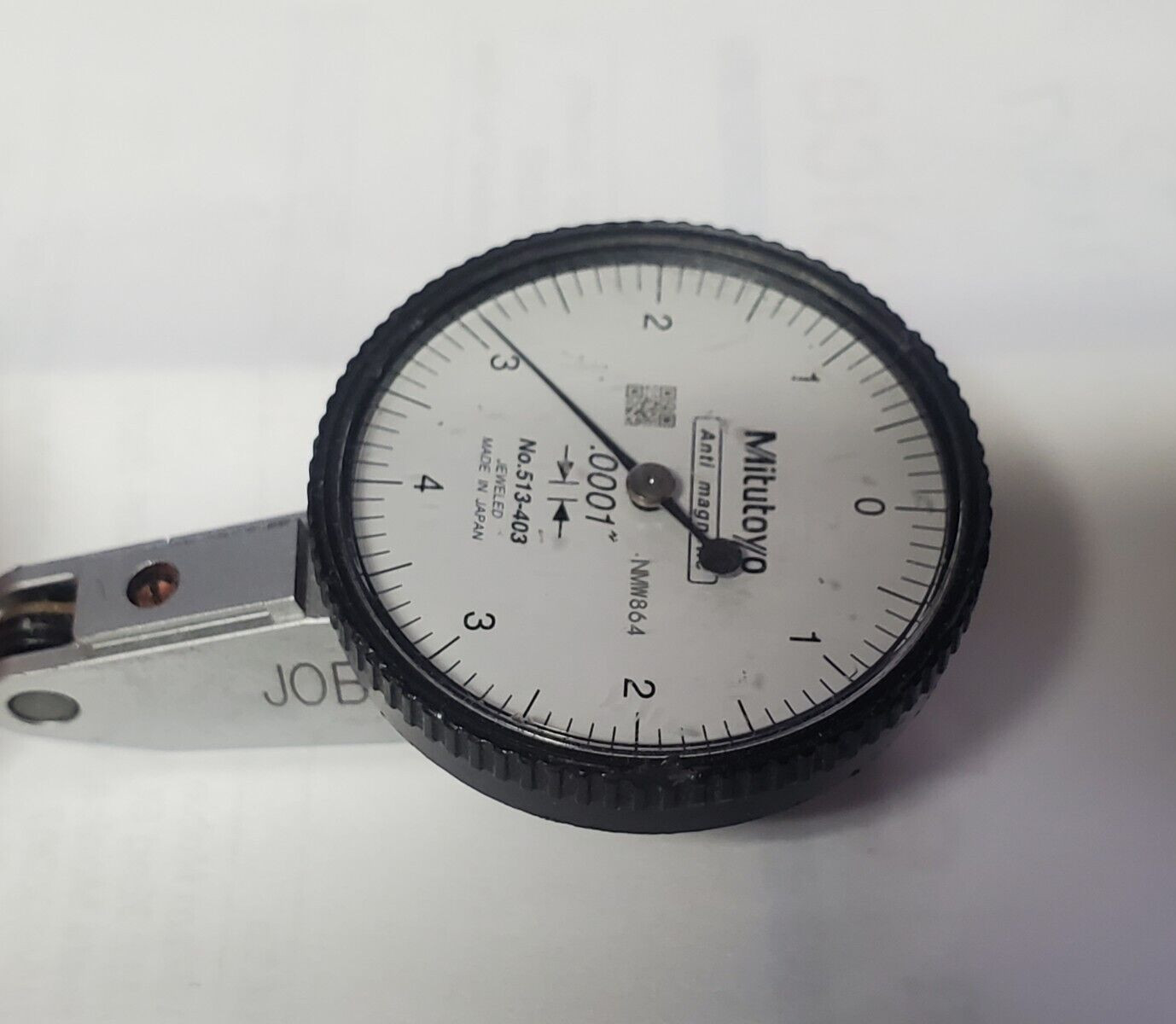 Mitutoyo 51340310E Dial Test Indicator, .008" Range, .0001