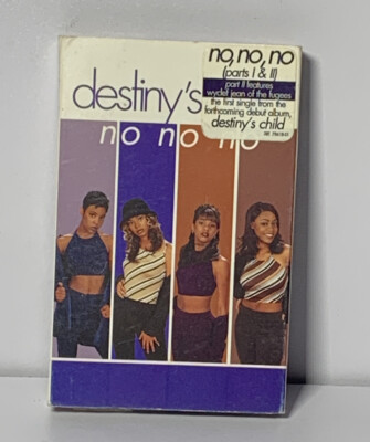 No No No Destiny's Child  R&B Cassette Tape Single Untested