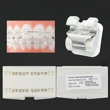 AO Empower Clear Style Orthodontic Self-ligating Ceramic Brackets Brace Roth 022