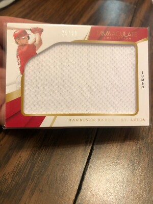 HARRISON BADER 2018 IMMACULATE JUMBO ROOKIE JERSEY PATCH RC /99! FLORIDA GATORS!