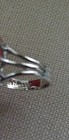 VINTAGE 18KT Blue Stone Big Cocktail RING HGE WITH A CIRCLE A Size 7 — photo 8