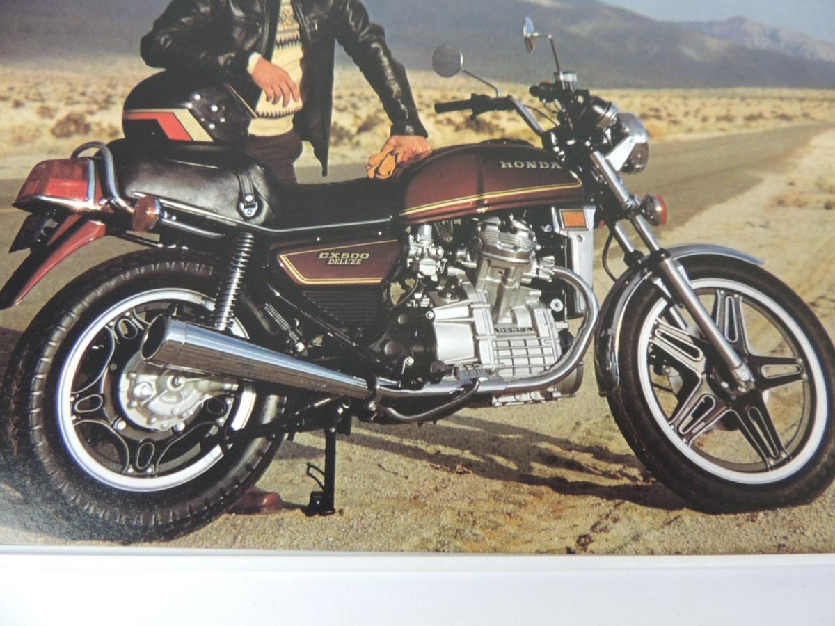 NOS 1979 Honda CX500 Deluxe CX500D Dealer Brochure L832 | eBay