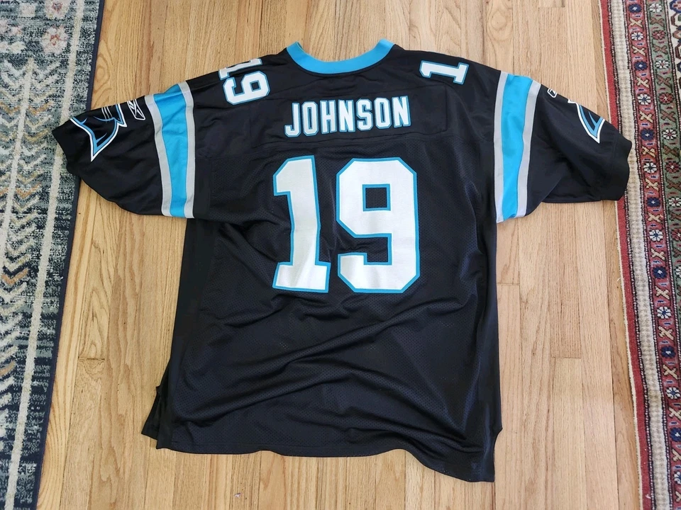 On-Field Authentic Keyshawn Johnson Carolina Panthers Jersey 56 3XL - Image 2 of 4