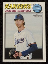 2026 Topps Heritage Jacob DeGrom #98 Banner Variation SP - FREE SHIPPING!!!