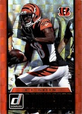 2015 DONRUSS ELITE DOMINATORS RED HOLO A.J. GREEN /999 CINCINNATI BENGALS #18