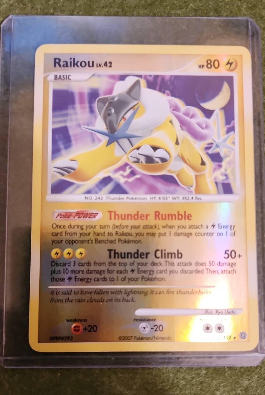Raikou 16/132 Secret Wonders Reverse Holo