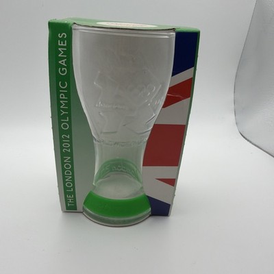 McDonalds Coca Cola Gläser The London 2012 Olympic Games Neu Originalverpackt / Grünes Band
