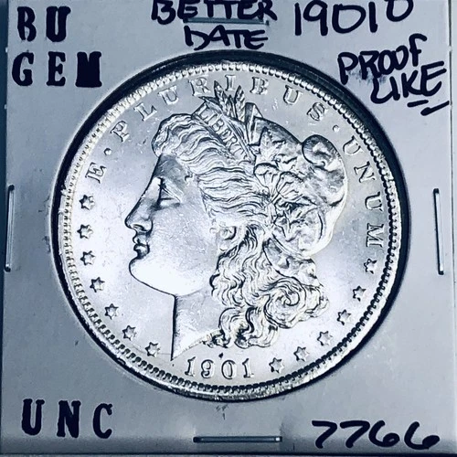 1901 O BU GEM MORGAN SILVER DOLLAR UNC MS+++ U.S. MINT RARE COIN 7766