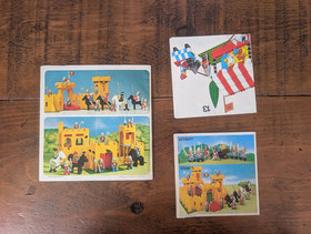 375/6075 & 383/6083 (x2) Yellow Castle & Knight's Tournament Lego instructions