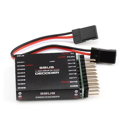 For Futaba For Frsky Transmitter PWM Converters 16CH SBUS to PWM/PPM Decoder New