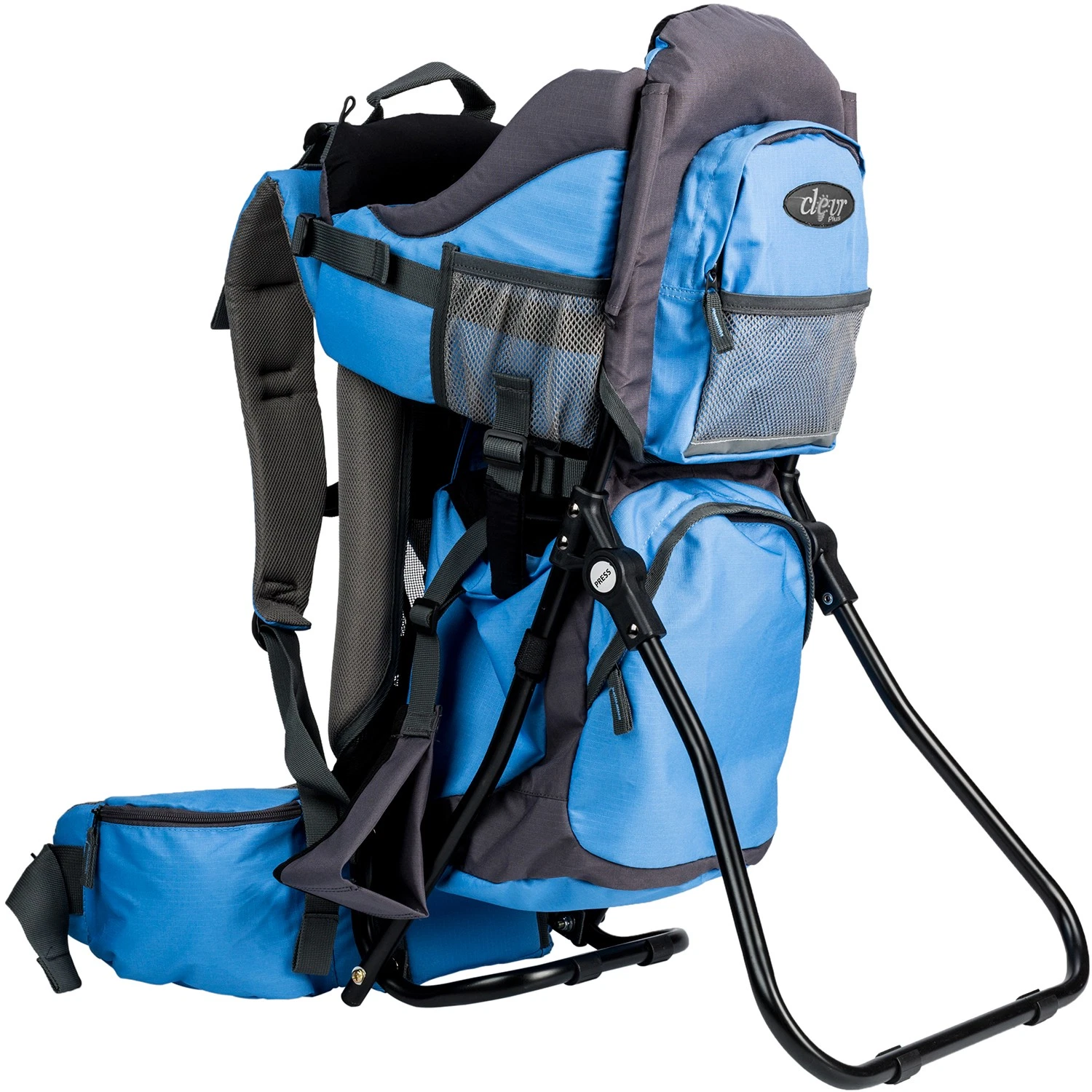 ClevrPlus Outdoor Baby Toddler Light Backpack Camping Hiking Child Carrier Blue