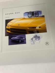 1999 Acura NSX Original Sales Brochure Catalog Advertising Mint Condition