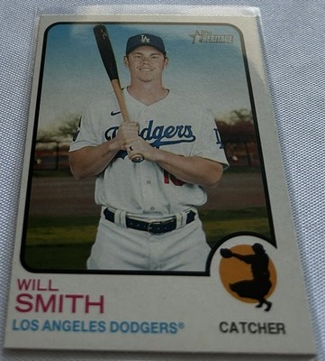 2022 Topps Heritage Baseball Will Smith Los Angeles Dodgers base card #200