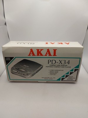 AKAI PD-X34 - Portable Compact Disc Player - CD Spieler 