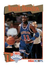 1991-92 Hoops #556 Terrell Brandon